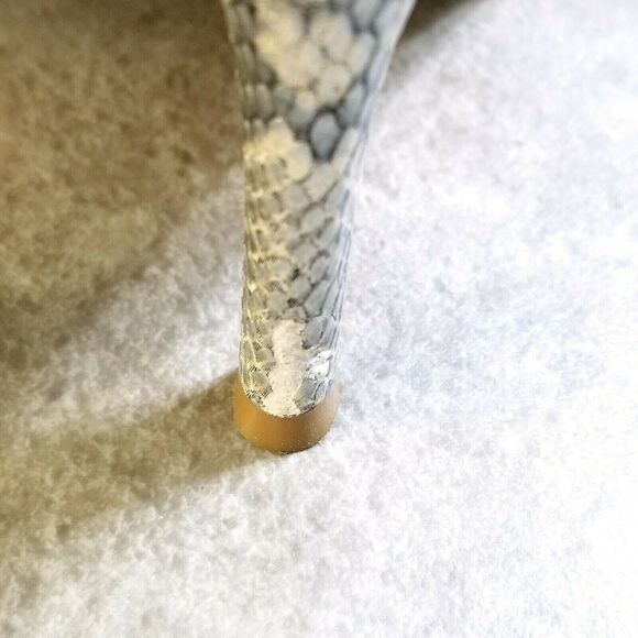 Rampage Womens Maria  Size 6 Gray  Slip On Pointed Toe 3.5" Heel Pumps - Picture 6 of 10